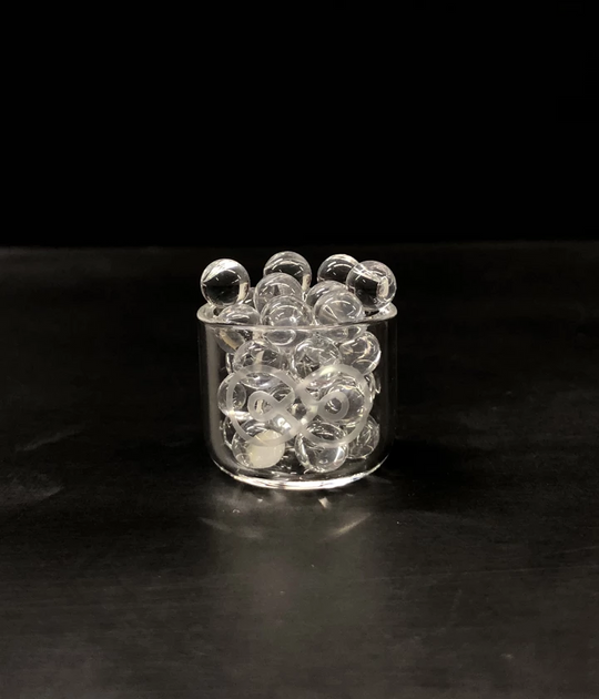 6mm Ruby, Sapphire & Quartz Banger Beads (Terp Pearls) Eternal Quartz